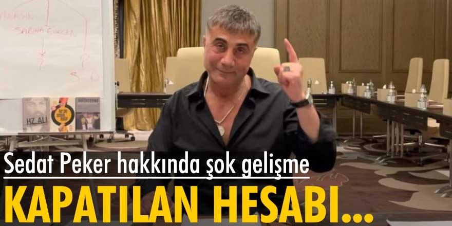 Organize suç örgütü lideri Sedat Peker’in kapatılan Instagram hesabı geri açıldı