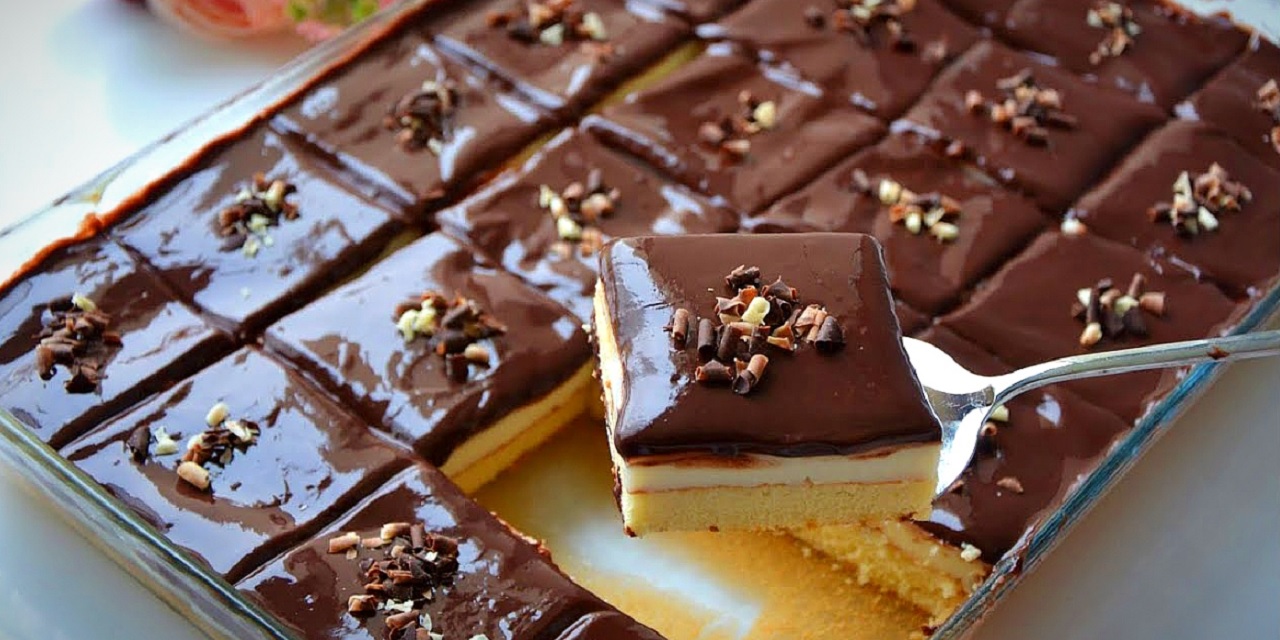 Muhallebili Çikolatalı Efsane Kek Tarifi! Muhallebili Çikolatalı Kek Nasıl Pişirilir?