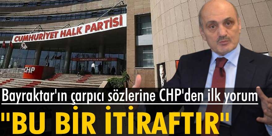 Çevre ve Şehircilik Bakanı Erdoğan Bayraktar, bu kez de açıklamalarıyla gündeme oturdu! CHP'den ilk yorum geldi