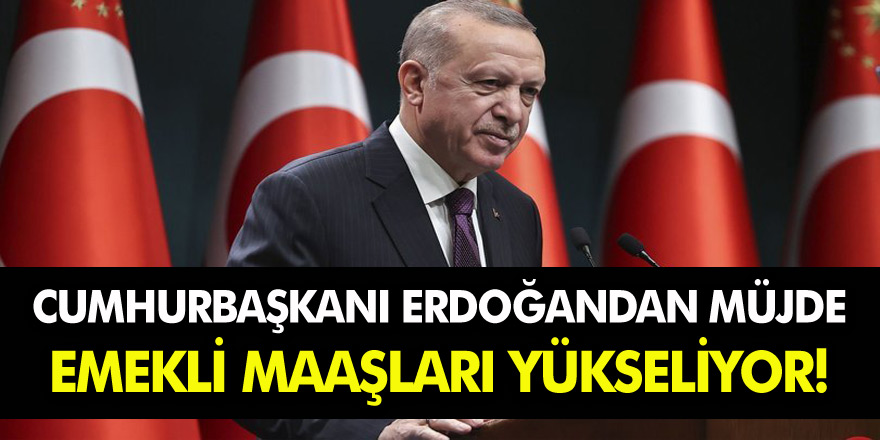 Cumhurbaşkanı Recep Tayyip Erdoğan Son Dakika Müjdeyi verdi! Emekli Maaşları Yükseliyor İşte En Yüksem Maaş Tablosu...