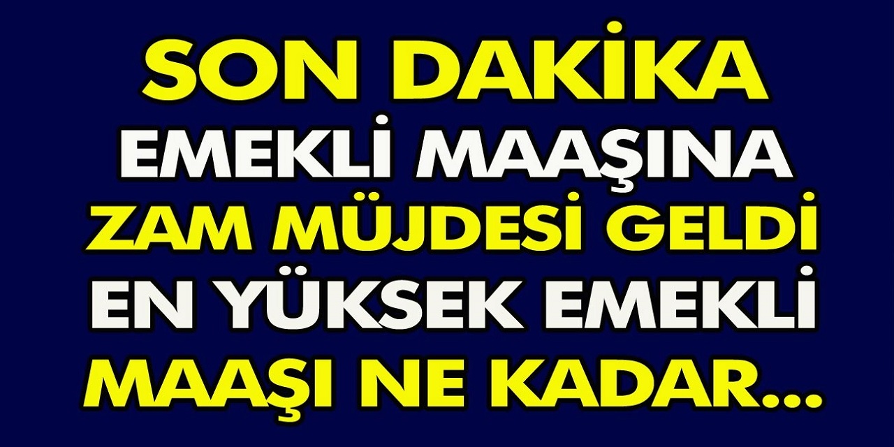 Sabah Saatlerinde Gelen Müjdeli Haber Emekliyi Mutlu Edecek! En Düşük Emekli Maaşı 5.918 TL Olacak...