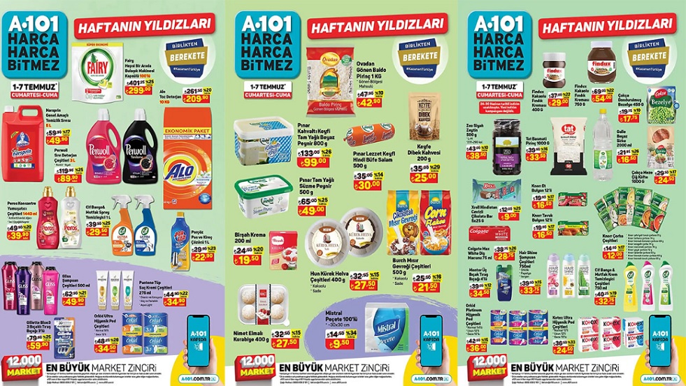 A101 Markette Şok İndirim! 7 Temmuz'a Kadar Hangi Ürünlere İndirim Yapılacak...