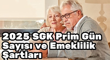 2025 SGK Prim Gün Sayısı ve Emeklilik Şartları
