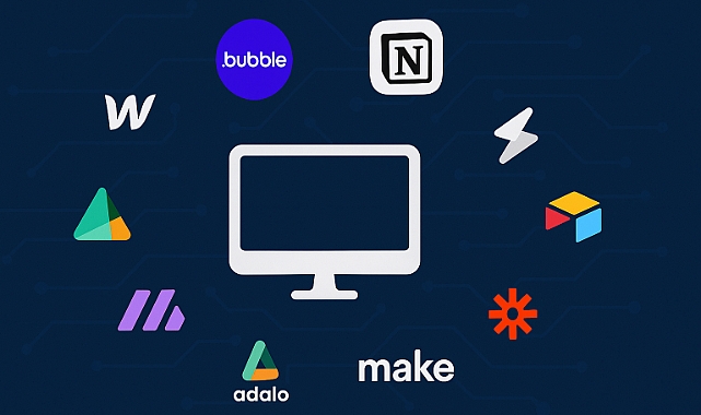 En İyi 15 No-Code Platformu (2025): Kod Yazmadan Yazılım Geliştirin