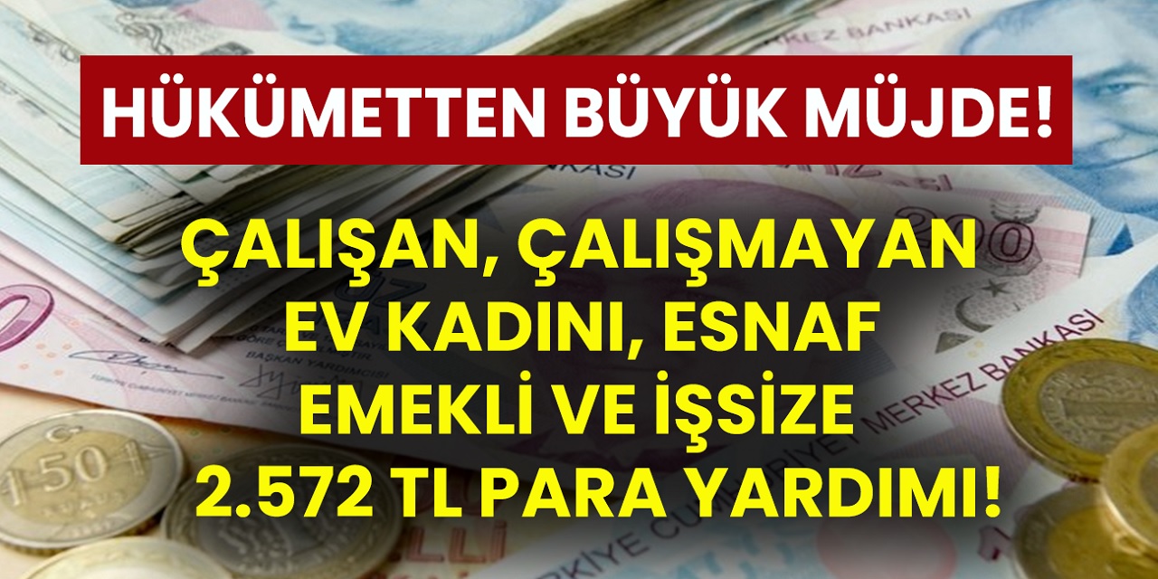 Bakan resmen açıkladı! Çocuk başına 2 bin 572 TL yardım parası ödemesi yapılacak