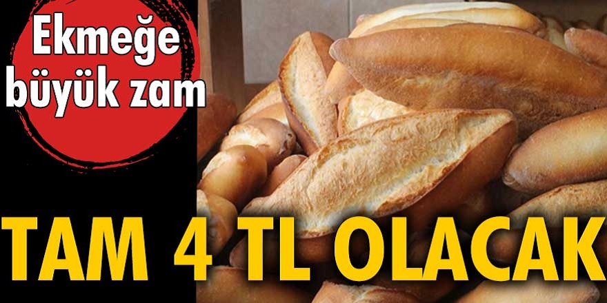 Son Dakika ekmeğe büyük zam geldi! Tarih açıklandı! Zam üstüne zam geldi