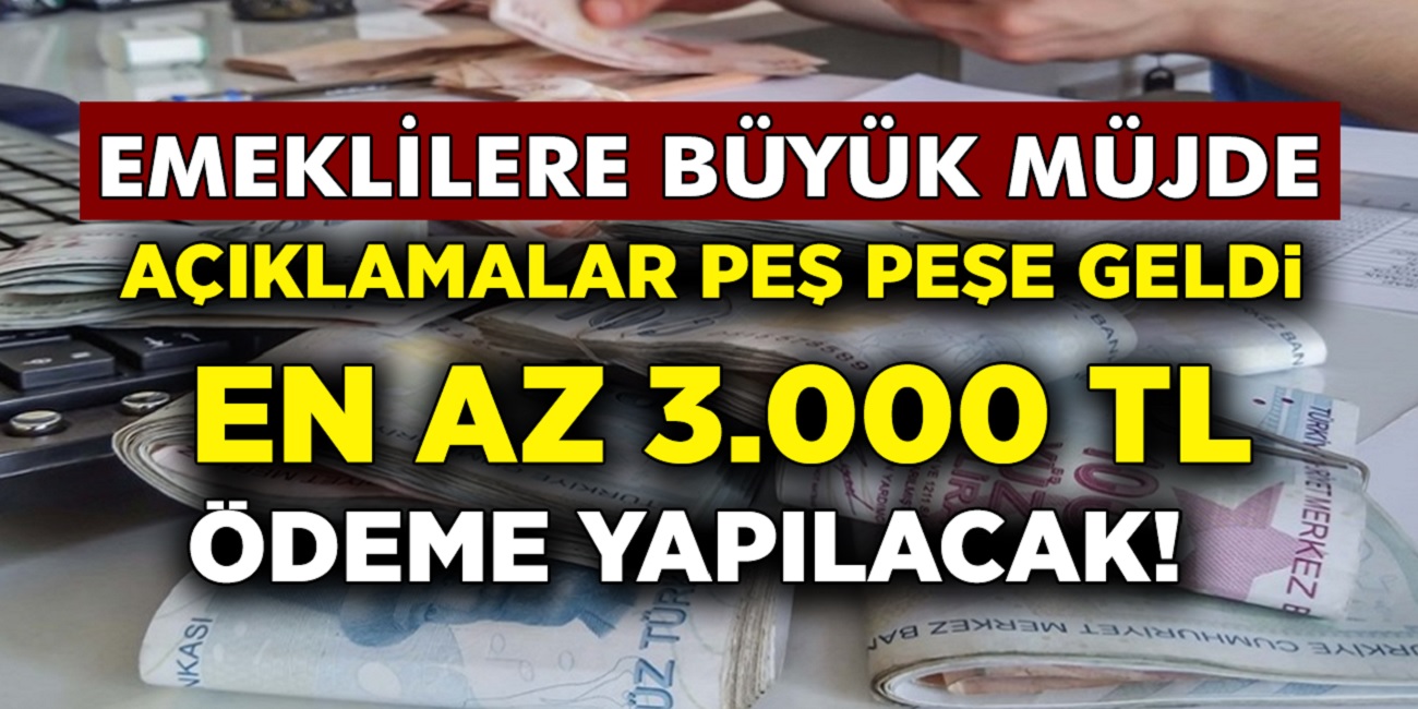 3.000 TL ek ödeme resmen akşam üstü geldi! Başvuran alıyor, paralar maaş hesabına yatırılıyor