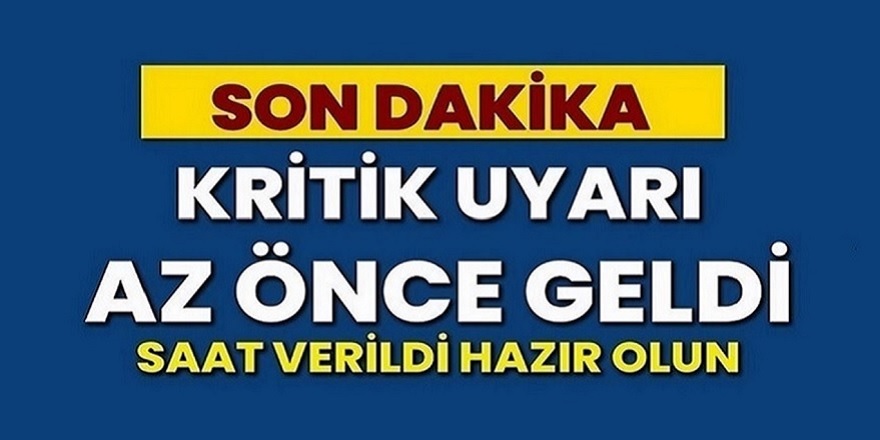 Bu sabah kritik uyarı! 56 kent için alarm, İstanbul için saat verildi aman dikkat