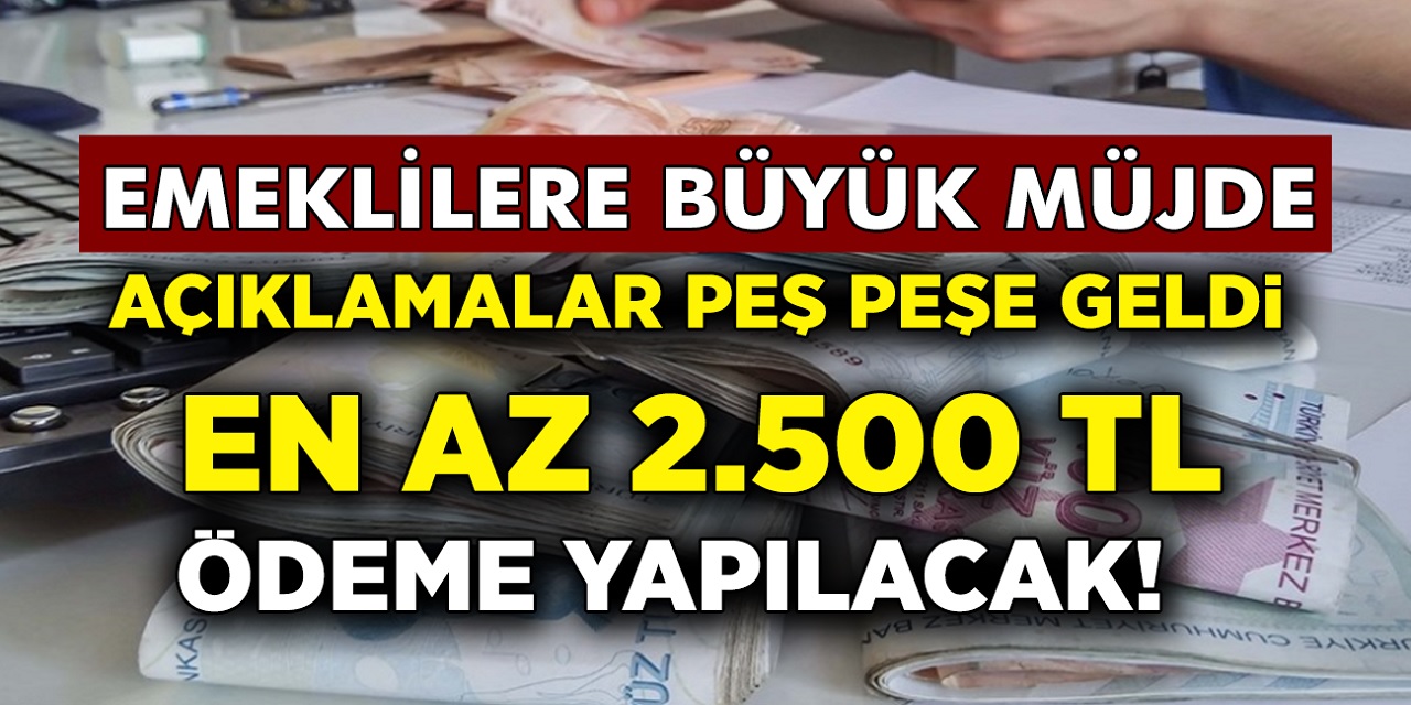 Beklenen açıklama az evvel geldi! 2 bin 500 TL hesaplara yatıyor! Hemen hesabınızı kontrol edin