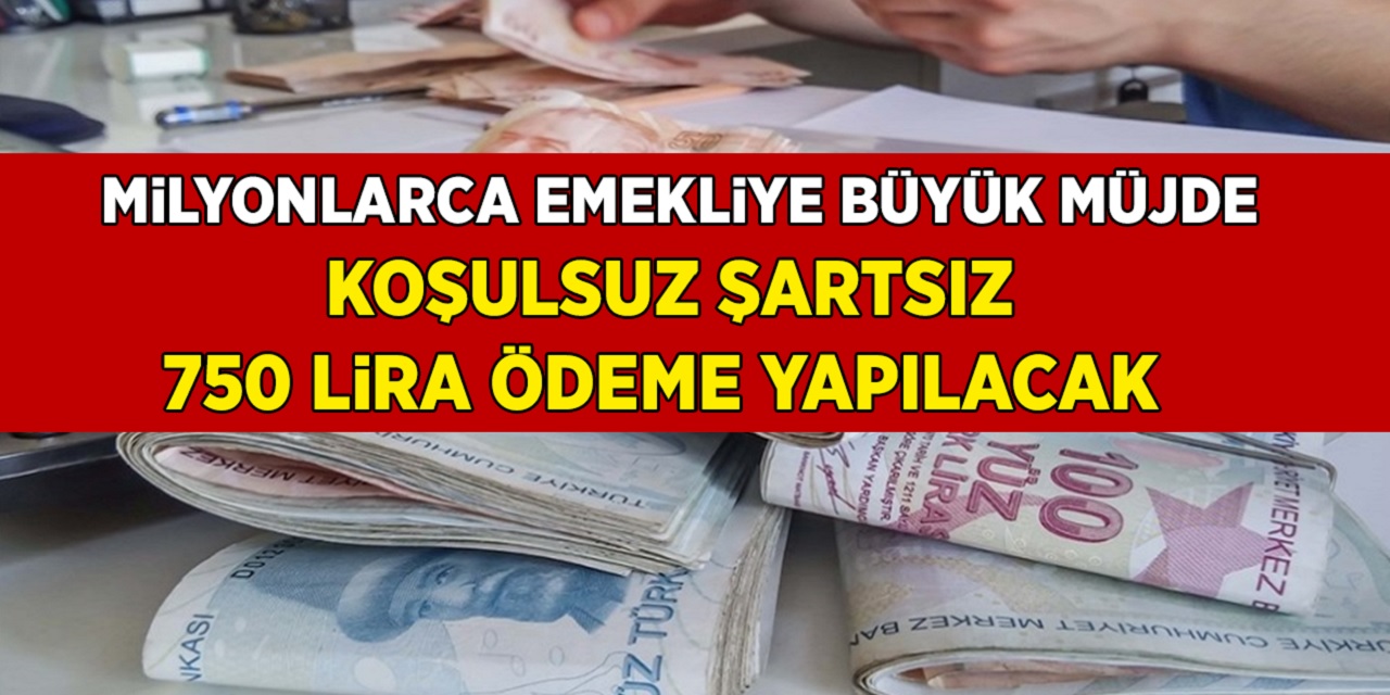 Müjde duydu duymadık demeyin! Emekli maaşına 750 TL eklendi! Anlaşma sağlandı, tarih verildi