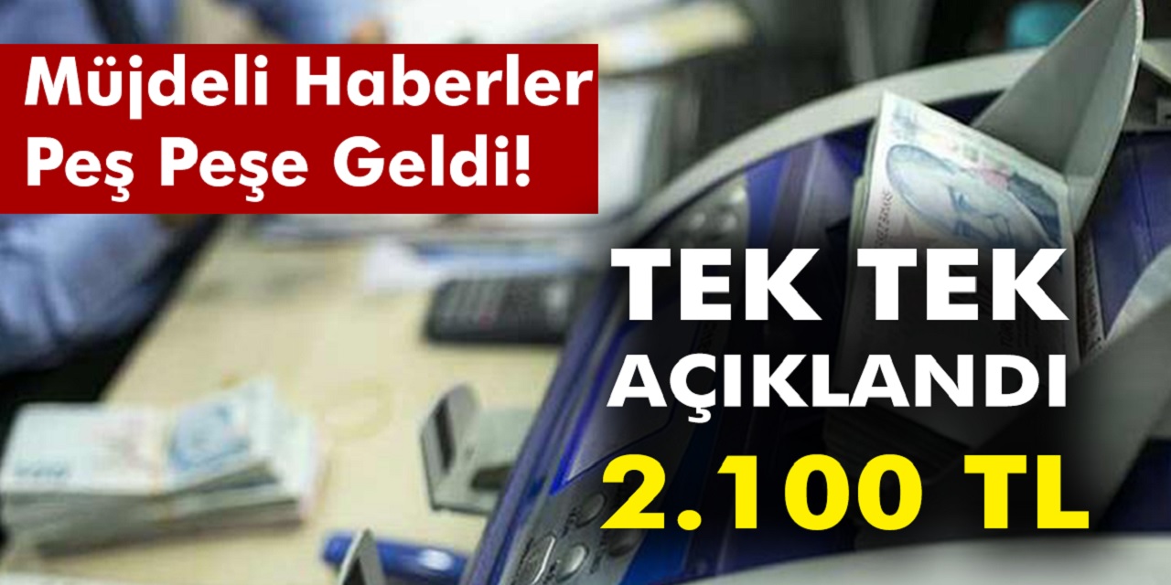 Milyonlarca emekliye büyük müjde az evvel geldi! 2 bin 100 TL ödenecek! Hemen hesabınızı kontrol edin