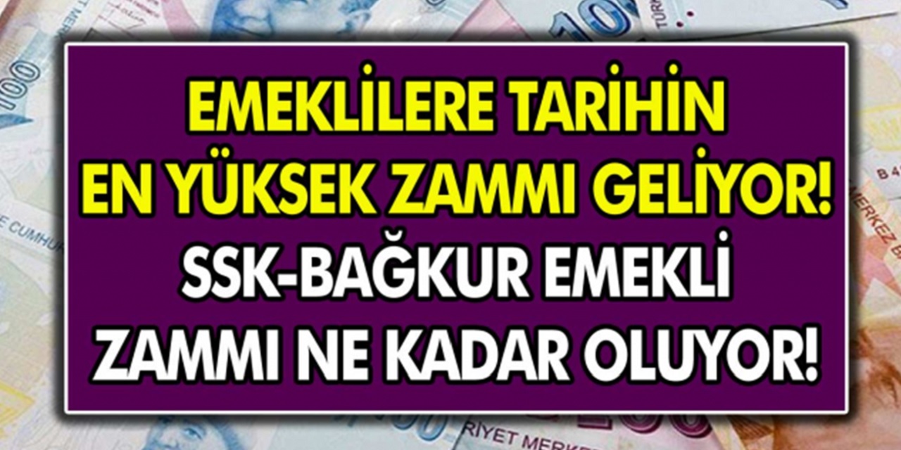 SSK ve Bağ-Kur emeklilerine 3 bin 293 TL tarihin en büyük zammı! En düşük emekli maaşı ne kadar?