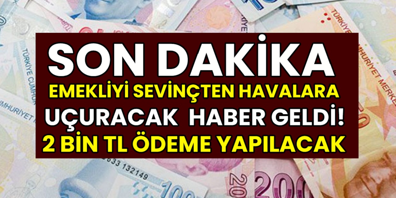 Milyonlarca emeklinin yüzünü güldürecek haber geldi! Maaşa ek 2.000 lira ödeme hesabınıza yatırılıyor! Hemen ATM'den çekin