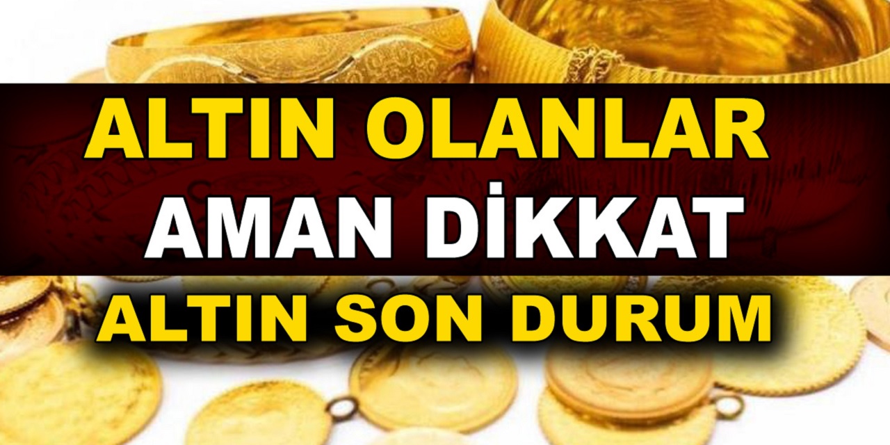 Altın yatırımcısına altın fiyatları için kritik duyuru yapıldı! Bu noktadan sonra...