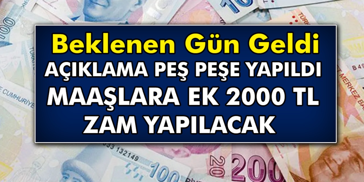 Emekliye meclisten bir zam haberi geldi! Emekli maaşlarına 2.000 TL ek zam eklenecek!