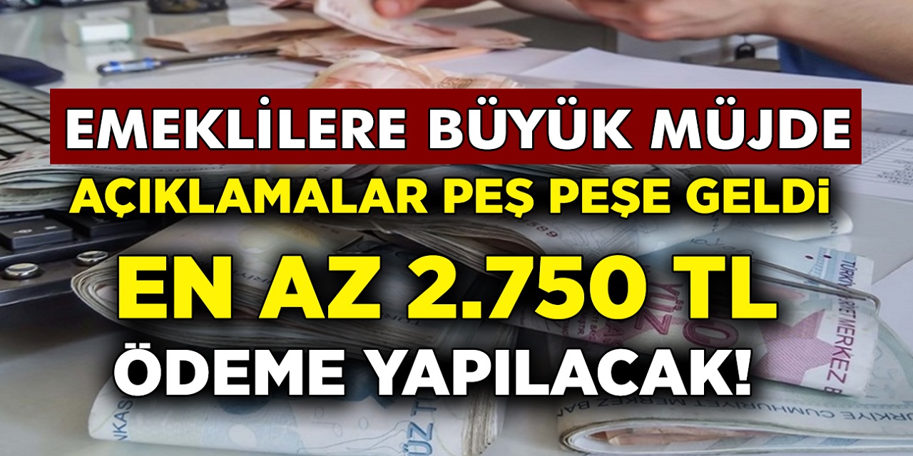 Dikkat! SSK, Bağkur, tüm emeklilere ve 4C’liye maaşın yanında 2.750 TL ek ödeme yapılacak! SGK anlaştı...