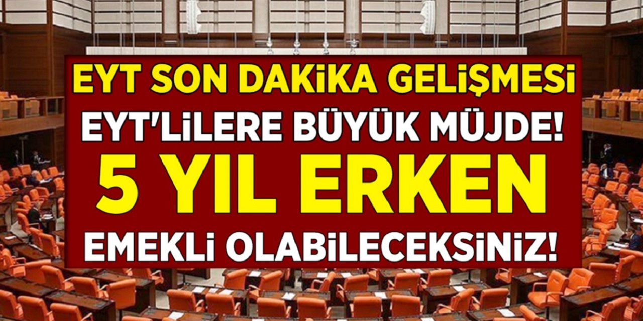 Müjde EYT olmadan 5 yıl erken emekli olma fırsatı! SGK’dan yeni düzenleme! 1999 yılı öncesinde sigortalı olanlar...