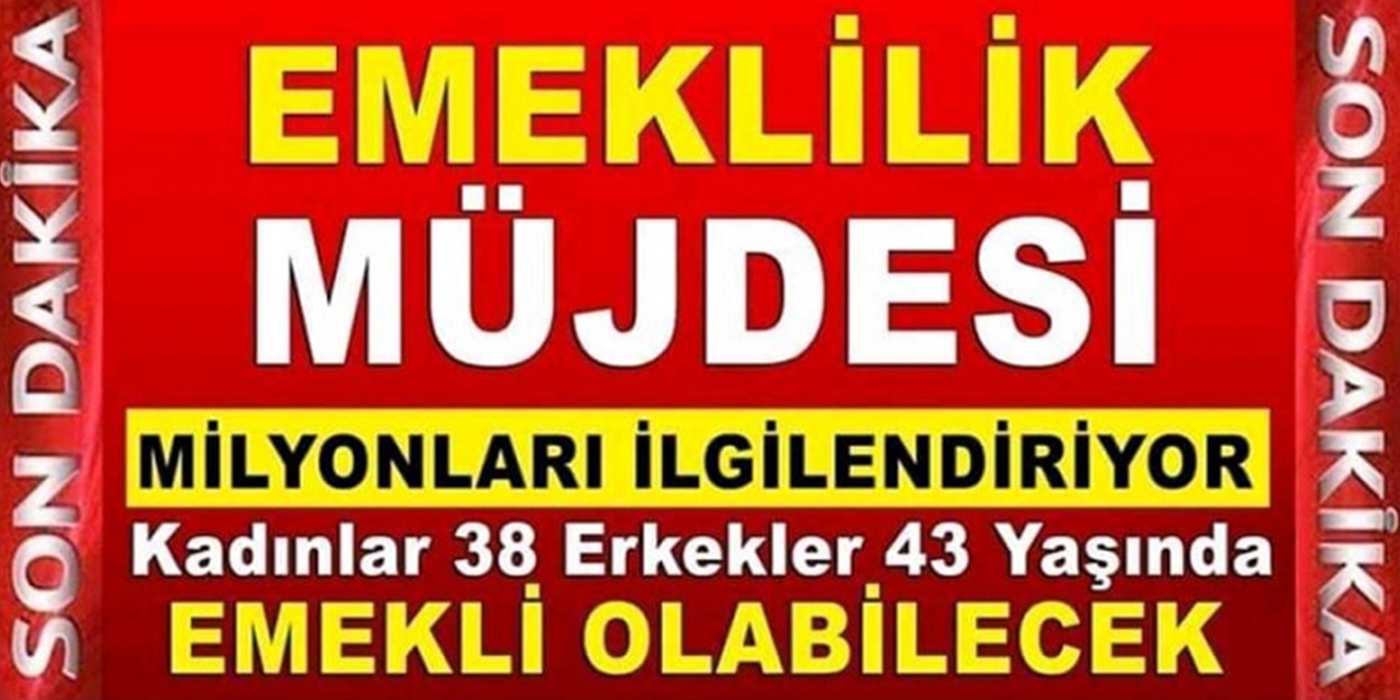 3600 günle 49 yaşında emekli olabileceksiniz! 45 mesleğe yüksek maaşla erken emeklilik imkanı