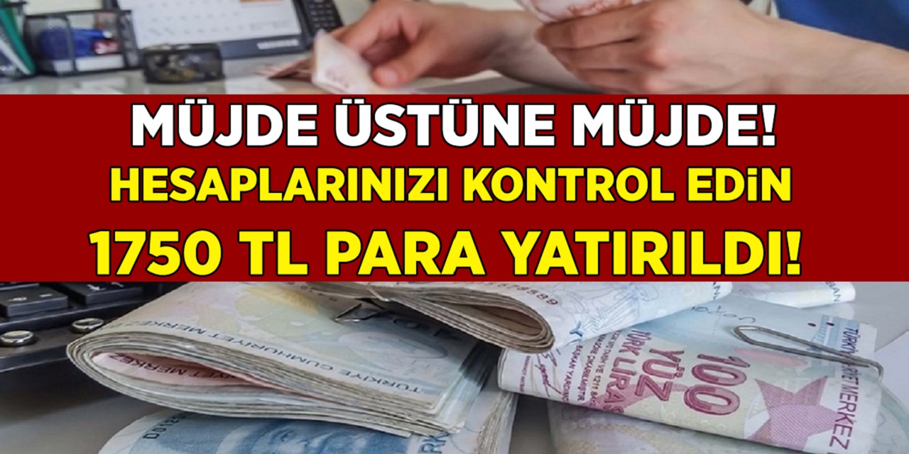 Emekli maaşı alan herkese bu sabah müthiş haber geldi 1.750 TL hesaplarına yatırılıyor! SSK, Bağ-Kur ve tüm emekliler ATM'den çekebileceksiniz!