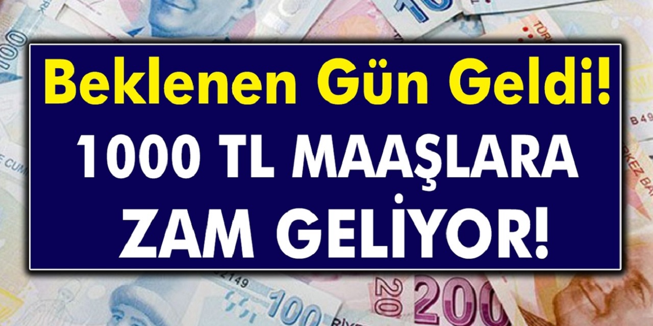 Son Dakika Müjdesi Geldi Emekli maaşında 1000 TL Zam! Kritik Tarih Belli oldu...