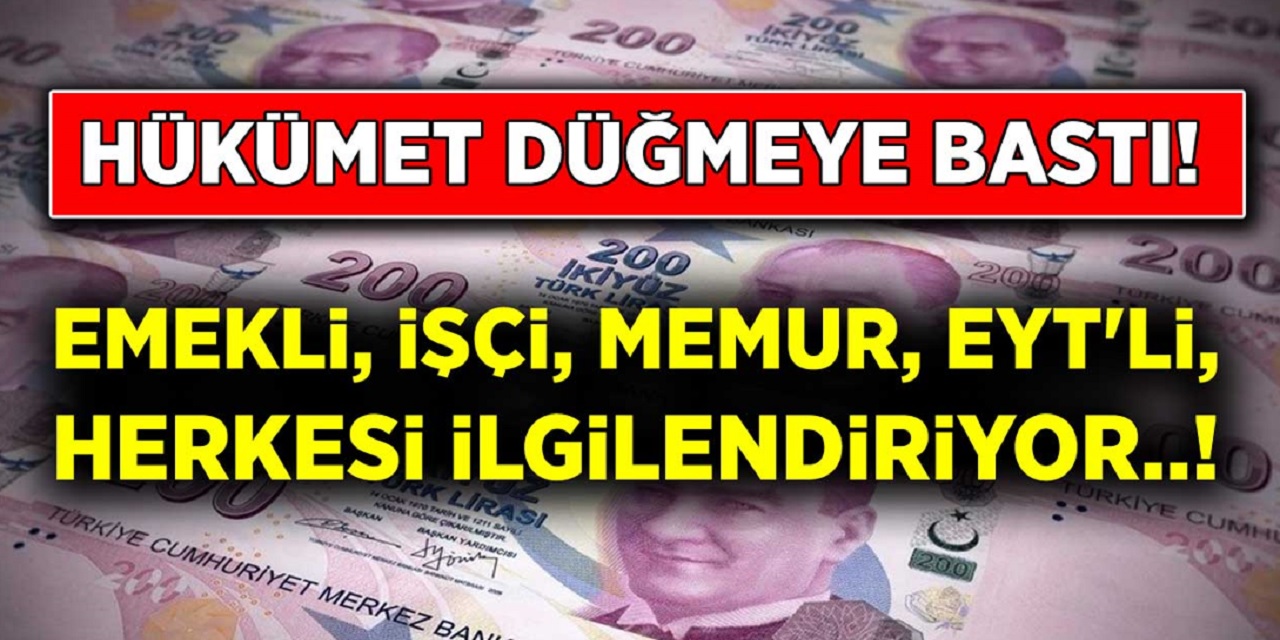 Ve Belli Oldu! Memur, emekli, EYT'li, asgari ücretli milyonlarca kişiye müjde! Son dakika açıklaması az önce geldi...